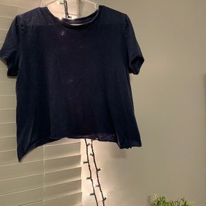 cropped tee